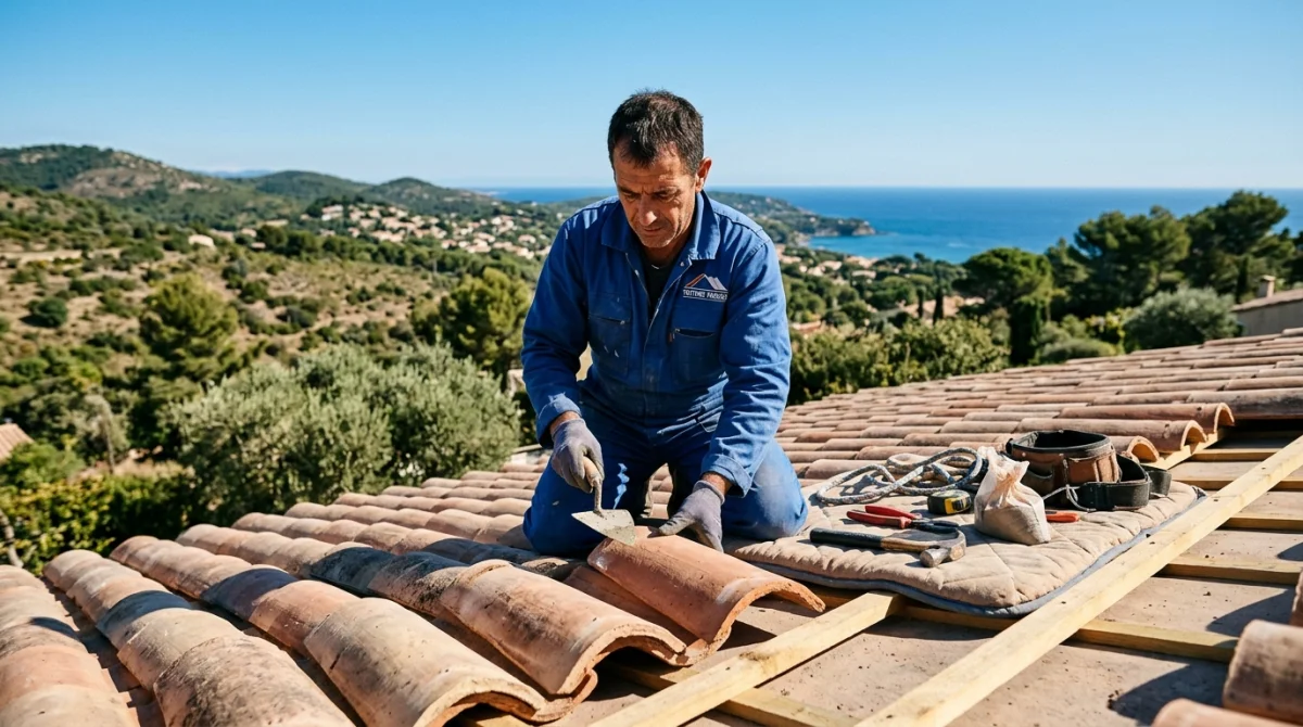 Rénovation complète de toiture dans le Var