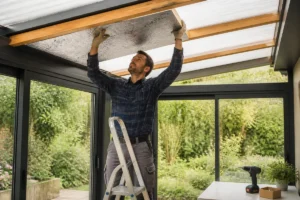 comment isoler un toit de véranda en polycarbonate